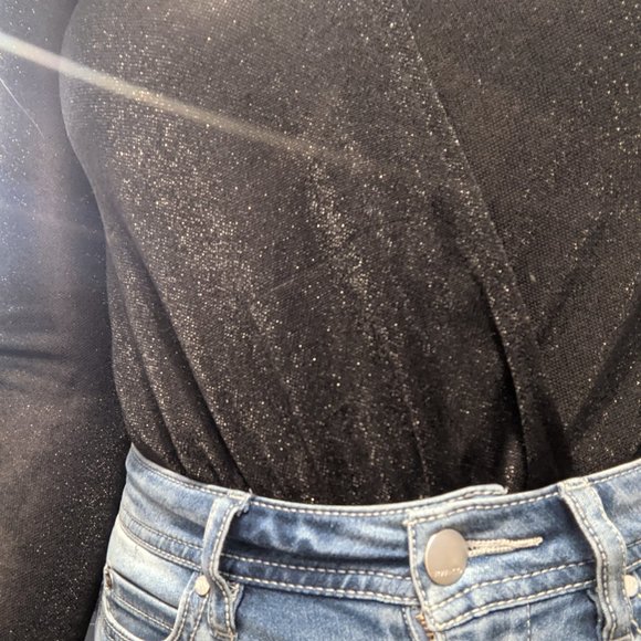 Shimmery black bodysuit - Picture 3 of 4